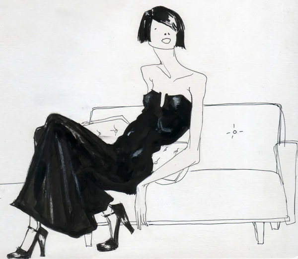 Woman at a party