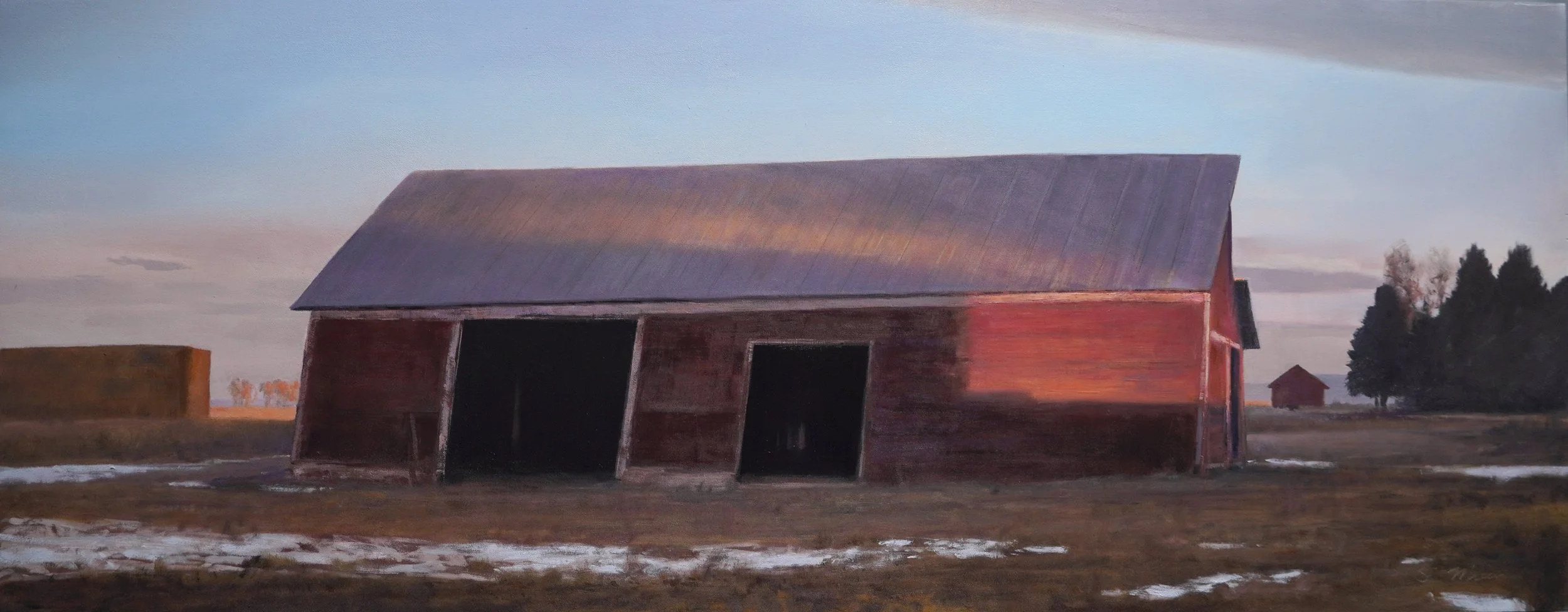 Barn, Mead,16x40