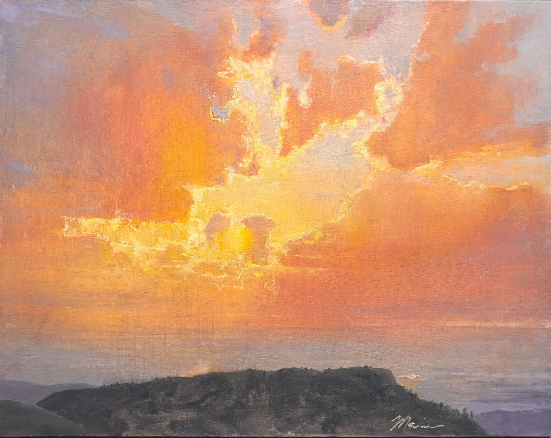 Sunrise,Horsetooth_11x14