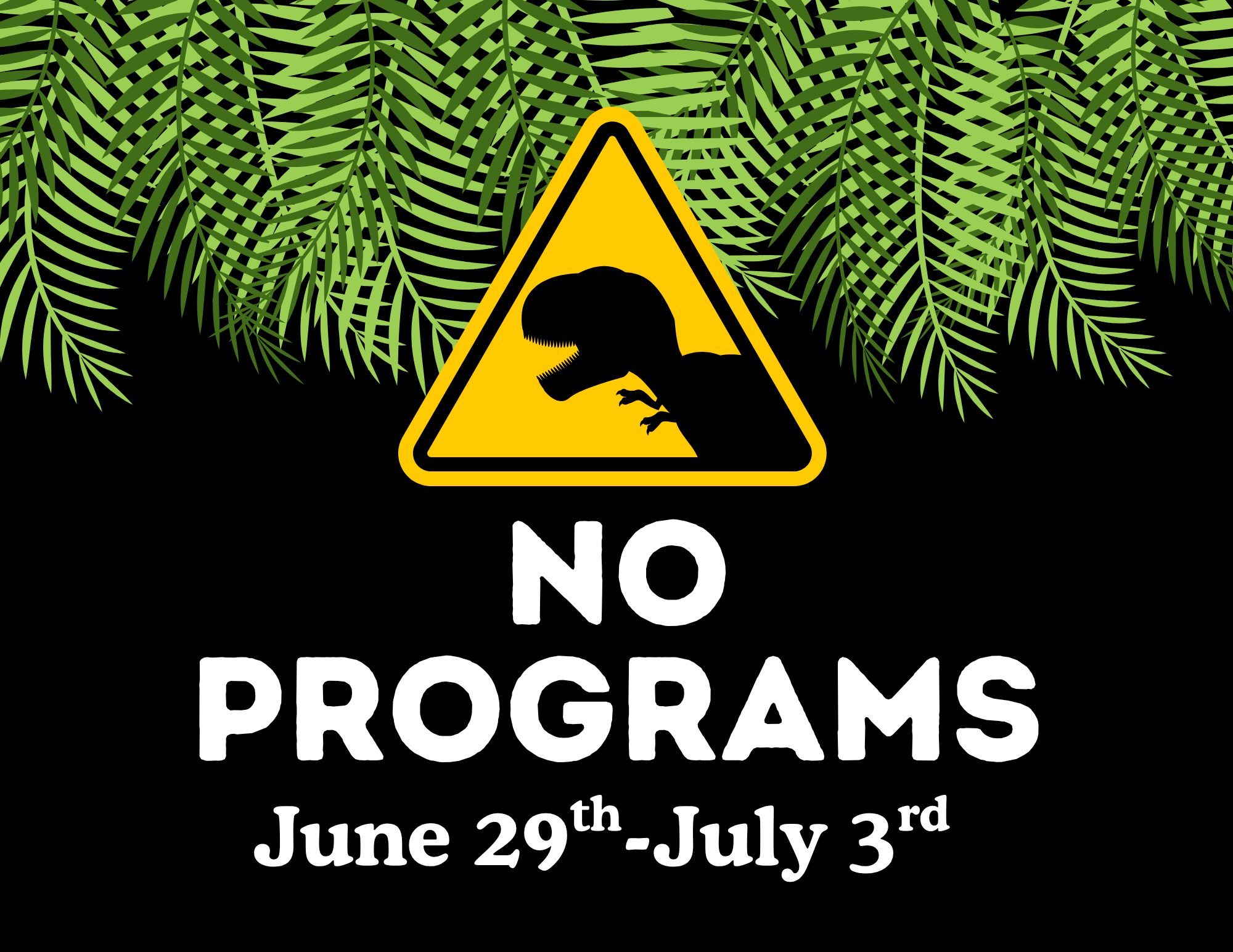 NO PROGRAMS