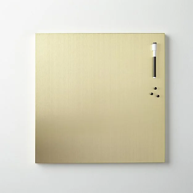 brushed-gold-magnetic-dry-erase-board
