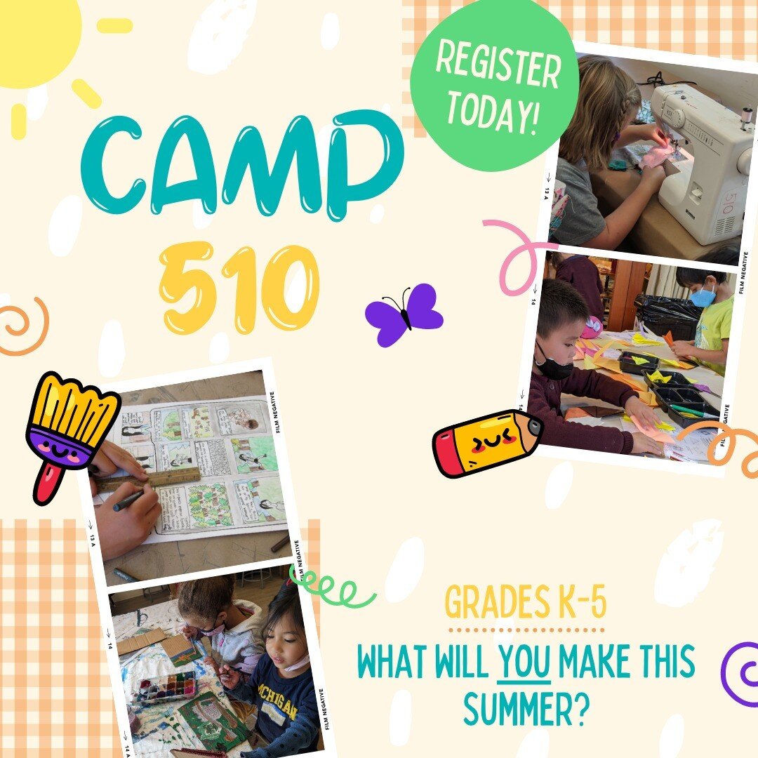 Registration for CAMP 510 is open!!! We have all sorts of workshops this summer and we hope you can join us! check out our website (link in bio).

We are also at a new location this summer at The First Presbyterian Church of Berkeley! Can't wait to s