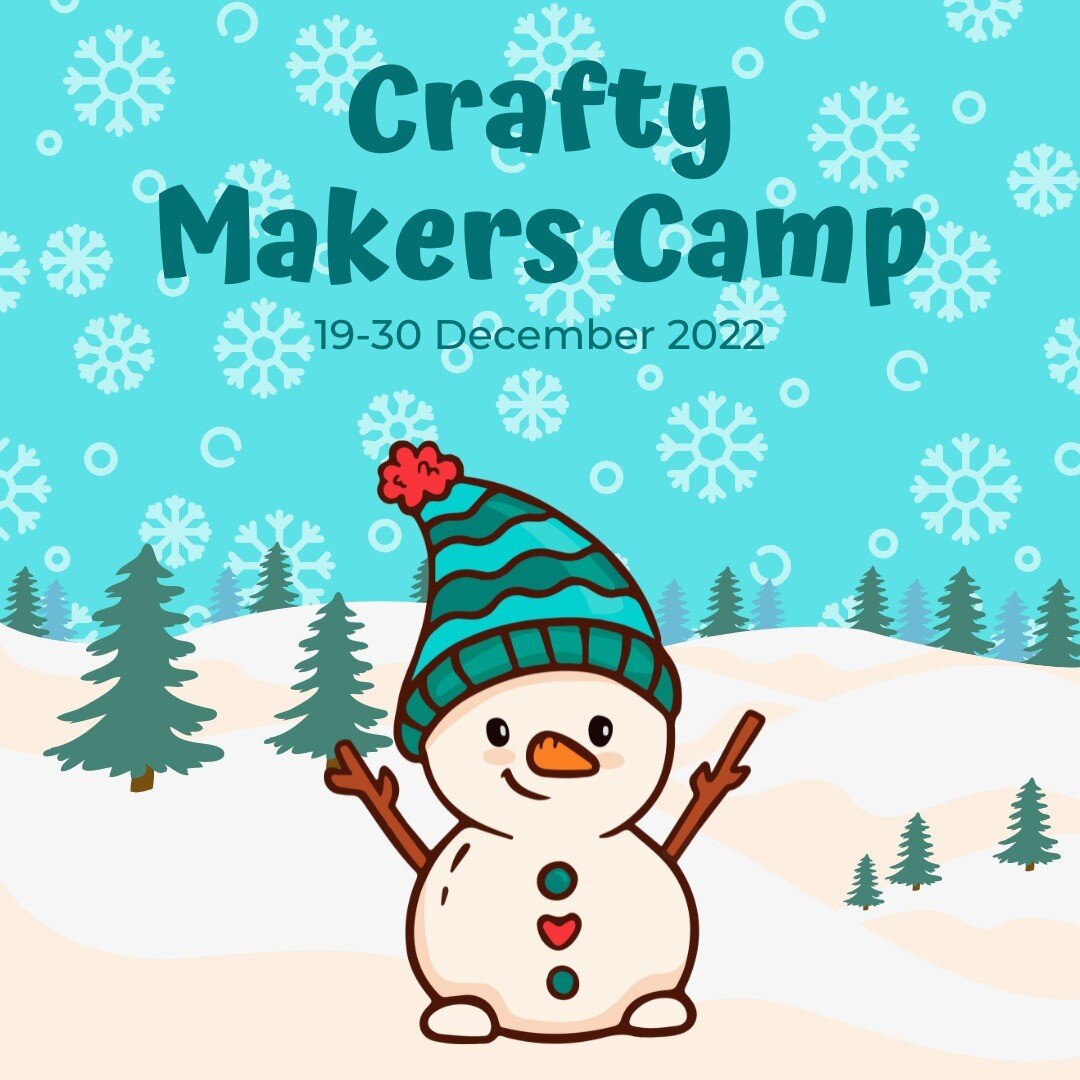 Join us for winter camp! Throughout the week, Crafty Makers will create 2D and 3D sculptural projects using multimedia techniques and materials, including painting, cardboard construction, book making, recycled materials, print making, and more! All 