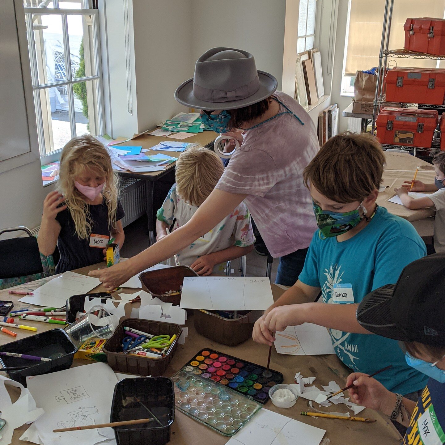 Artwork comes in a lot of shapes and sizes. 
#camp510 #oaklandiscreative #oakland #cardboardcity #summercamp #artists #makers #whatwillyoumake #childartists