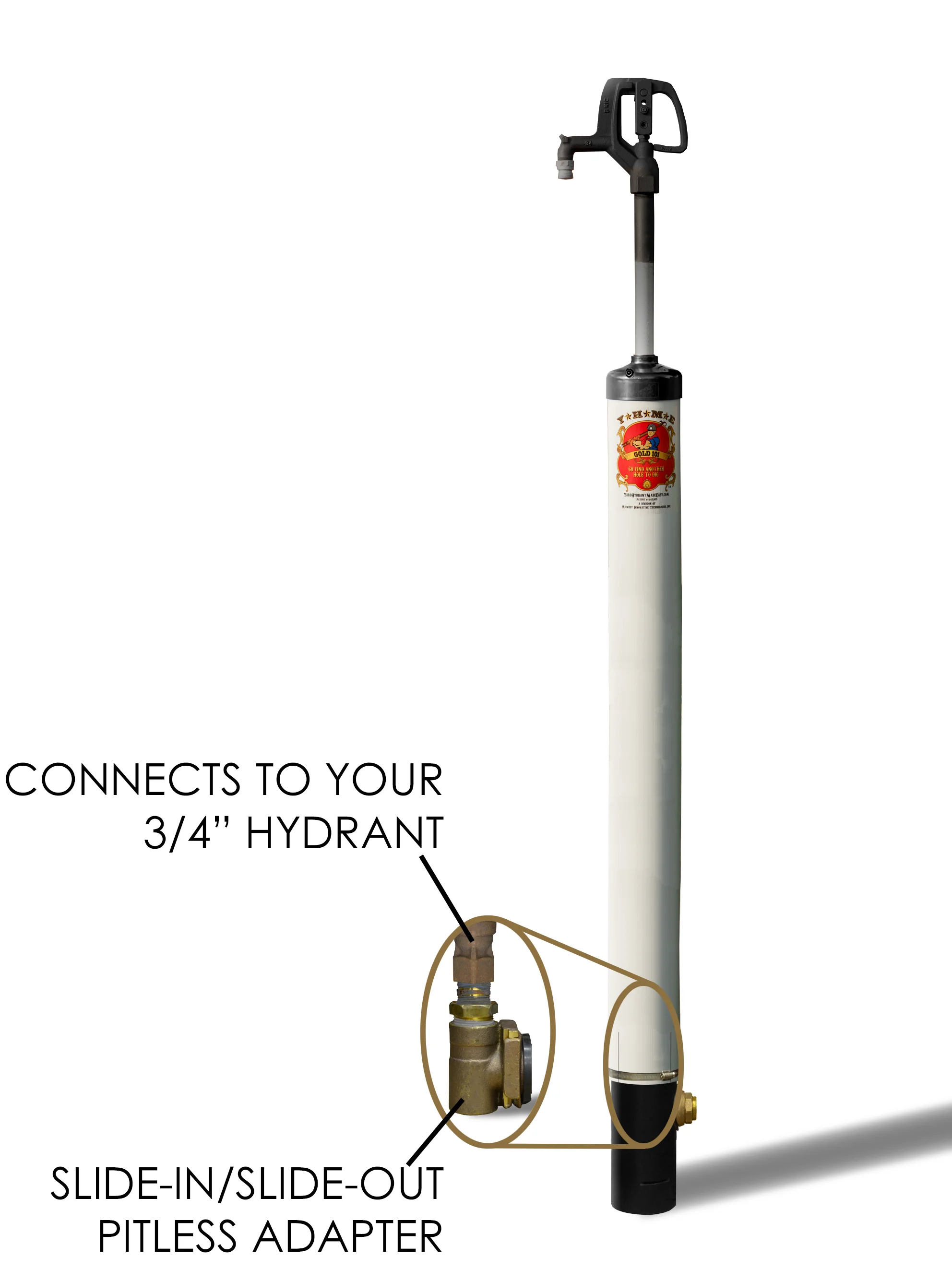Yard Hydrant Made Easy™ Model 101 (Telescoping) for 3/4" Hydrants