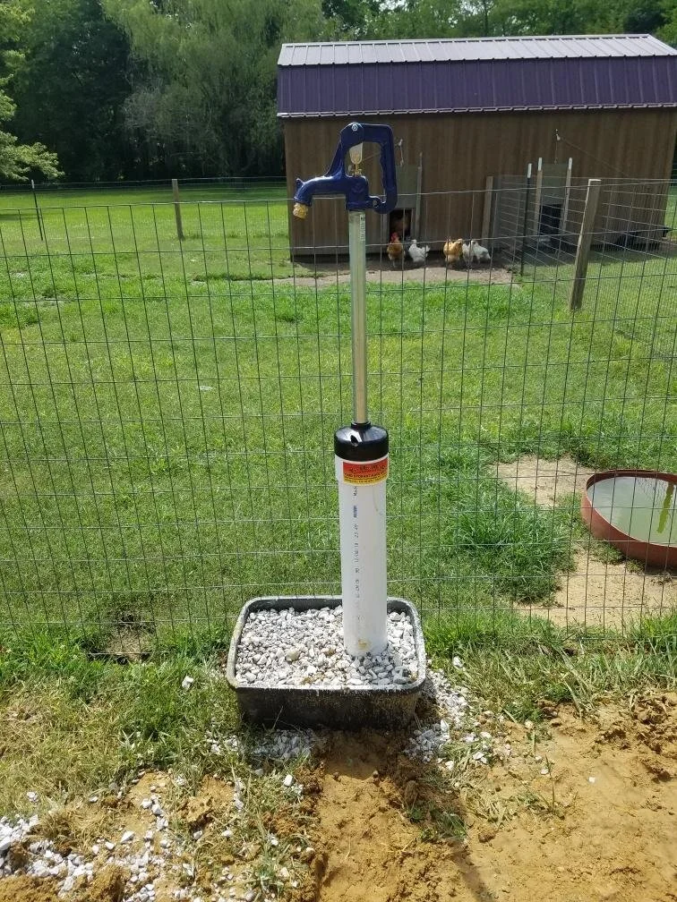 Yard Hydrant Made Easy™ Kit Customer Installation Photos — Midwest