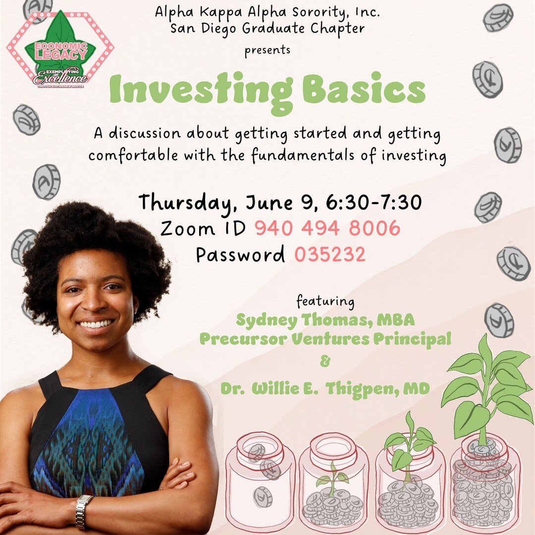Join #target3economiclegacy  online to learn about the ins and outs of investing!