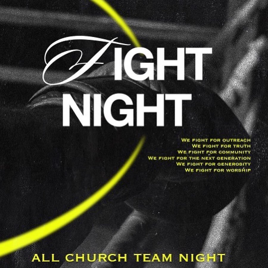 Don&rsquo;t forget our Fight Night Team Might is tomorrow at 6:30pm! 🥊 See you there! 💥