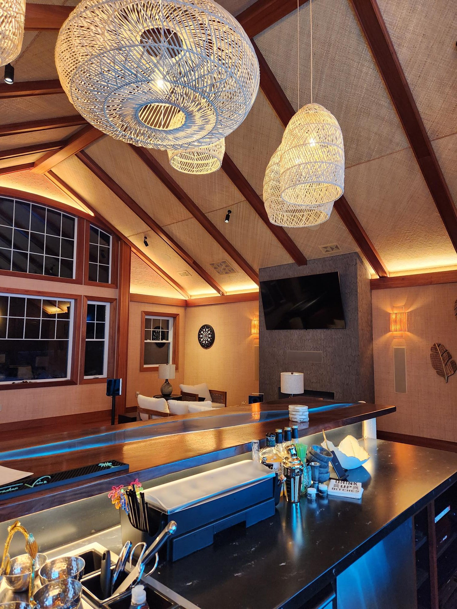 Textural pendant fixtures