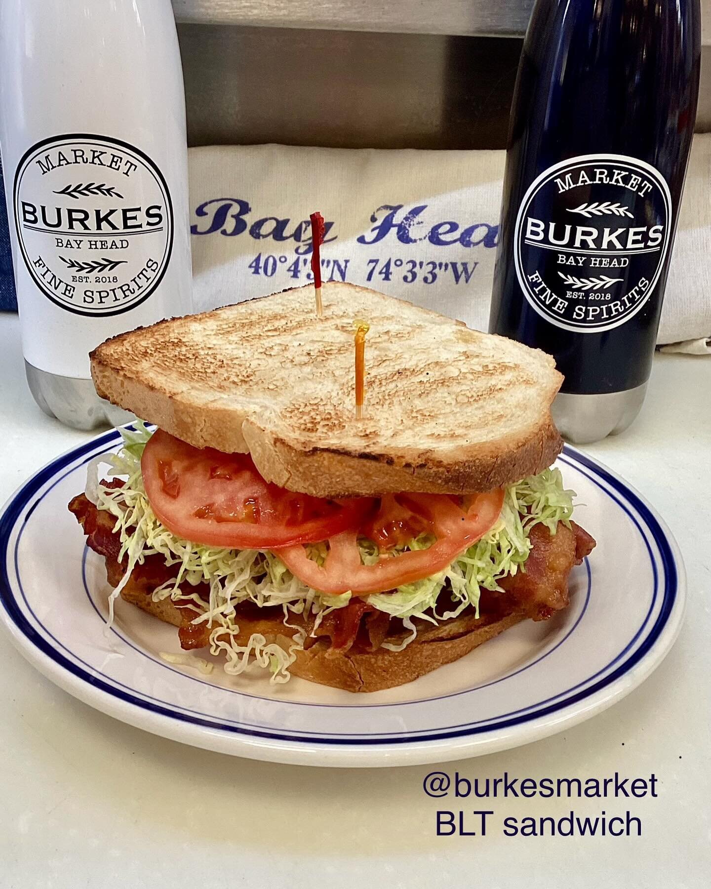 🥪 Our delicious BLT sandwich! Come in&hellip;.Warm up with our soups &amp; sandwiches. Yum. @burkesmarket @thepreppyitalian  @ilovebayhead #sandwiches #soup