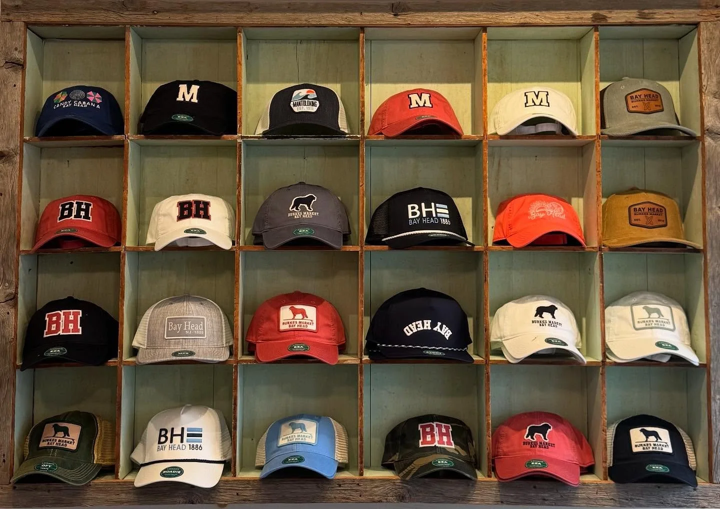 Hats off to a new school year! #burkesmarket #preppyitalian #hats #candycabana