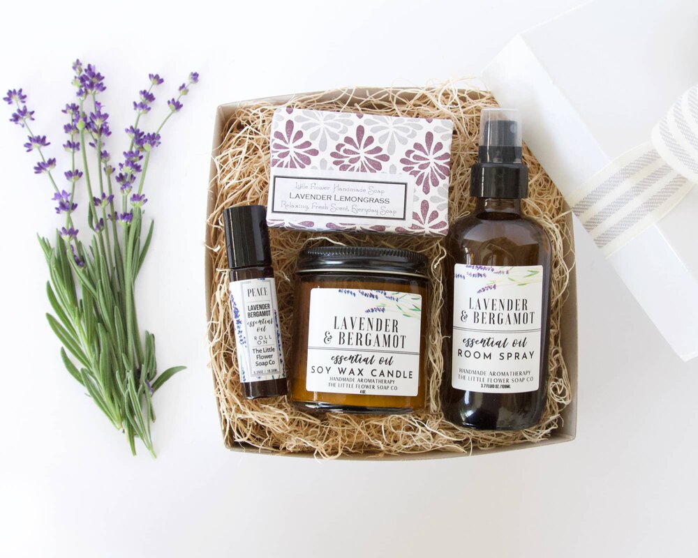 Lavender Bergamot Home and Gift Box | The Little Flower Soap Co