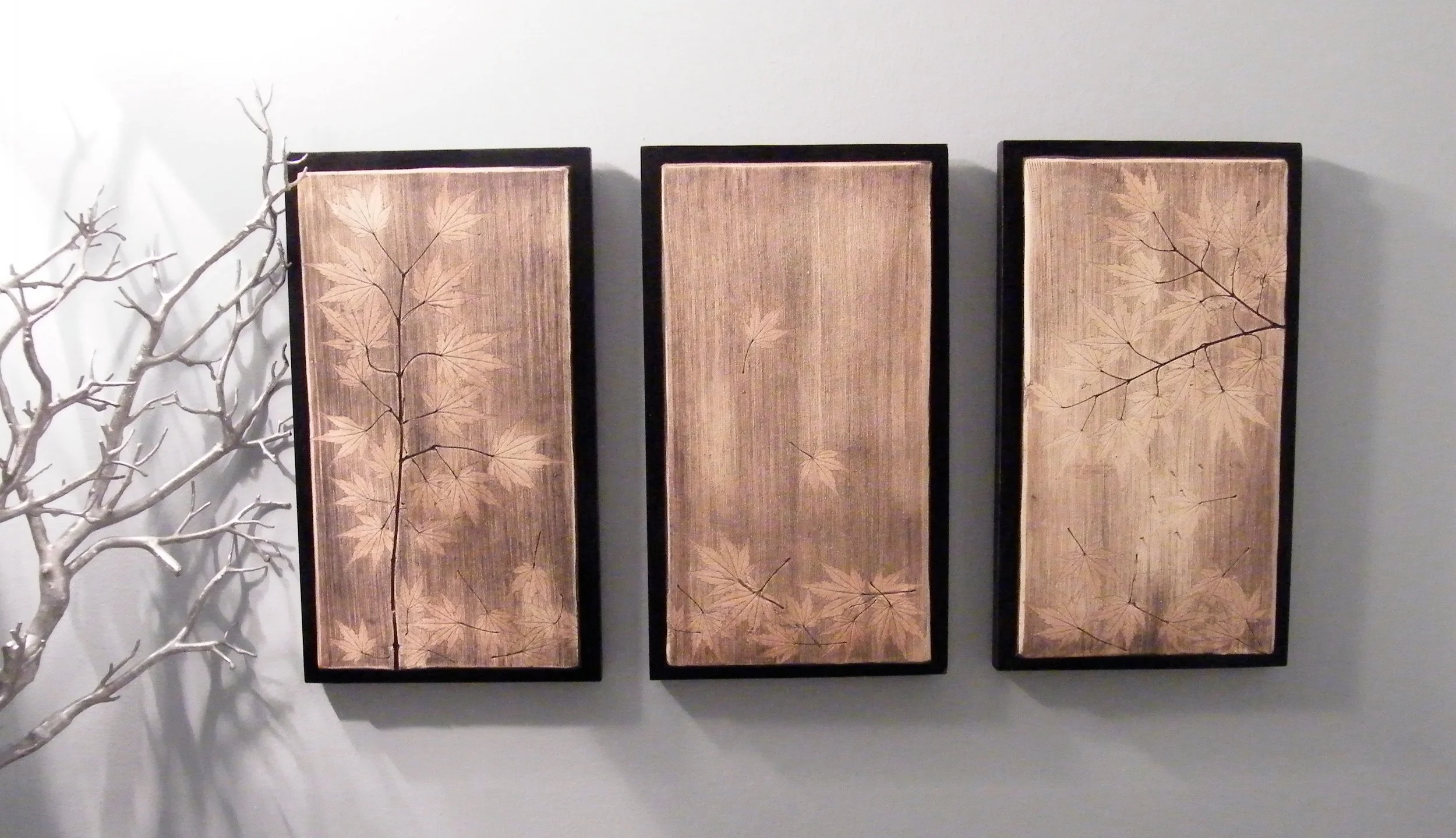Japanese Maple Triptych