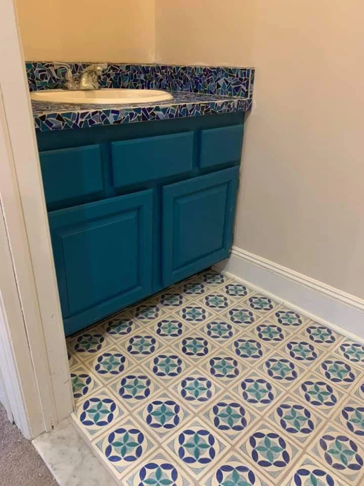  Custom 5-inch tile  for customer’s mosaic vanity 