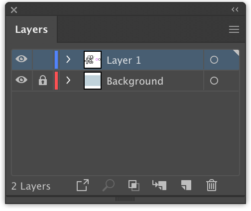 Creating a shaded background layer in the layer panel