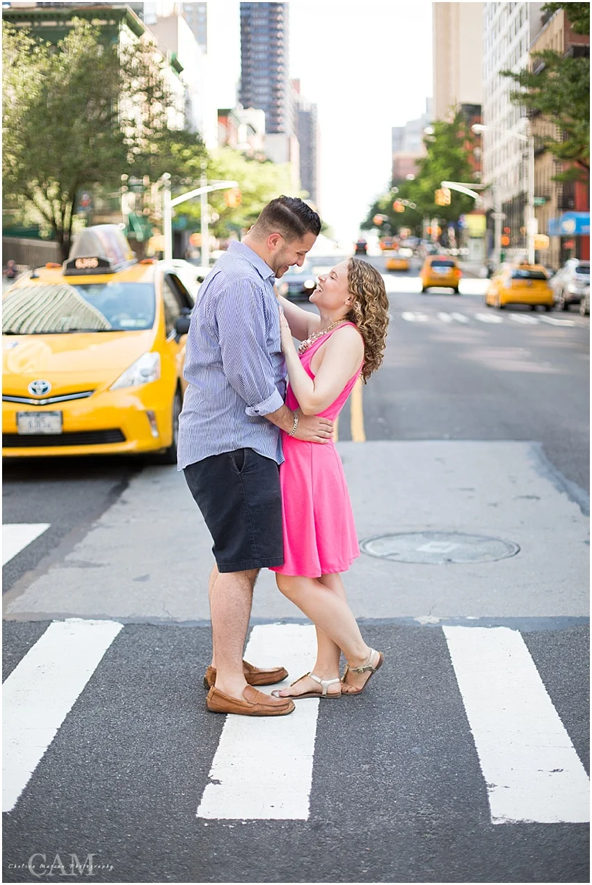Kristen + Jon Engagement UES with Chelsea Matson Photography