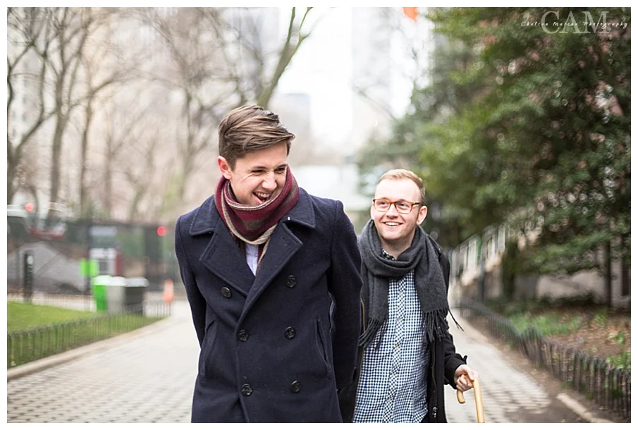 Evan + Kyle Central Park Engagement