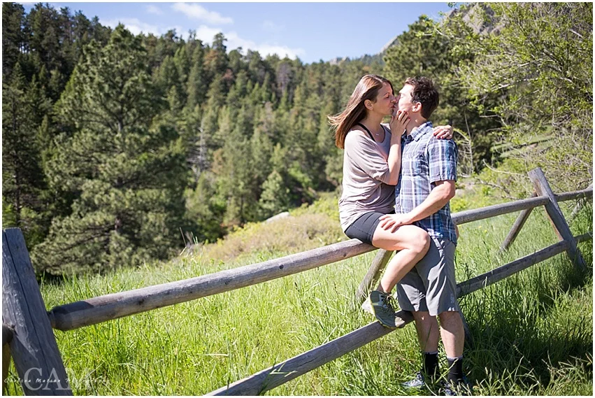 Victoria + Jason Boulder Colorado Engagement Session with Chelsea Matson Photography