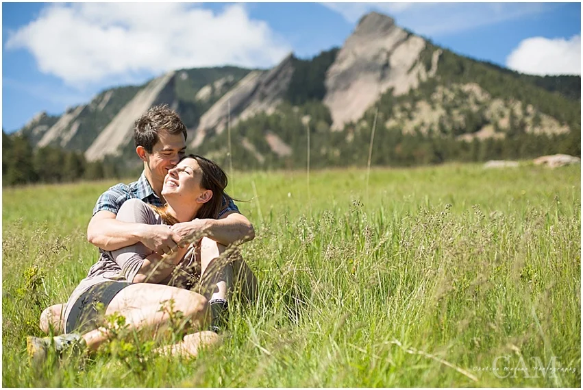 Victoria + Jason Boulder Colorado Engagement Session with Chelsea Matson Photography