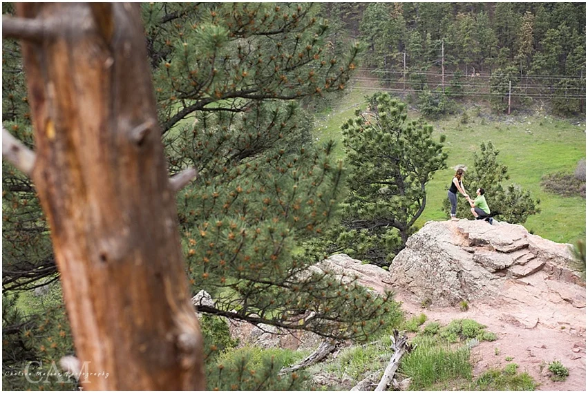 Victoria + Jason Boulder Colorado Engagement Session with Chelsea Matson Photography