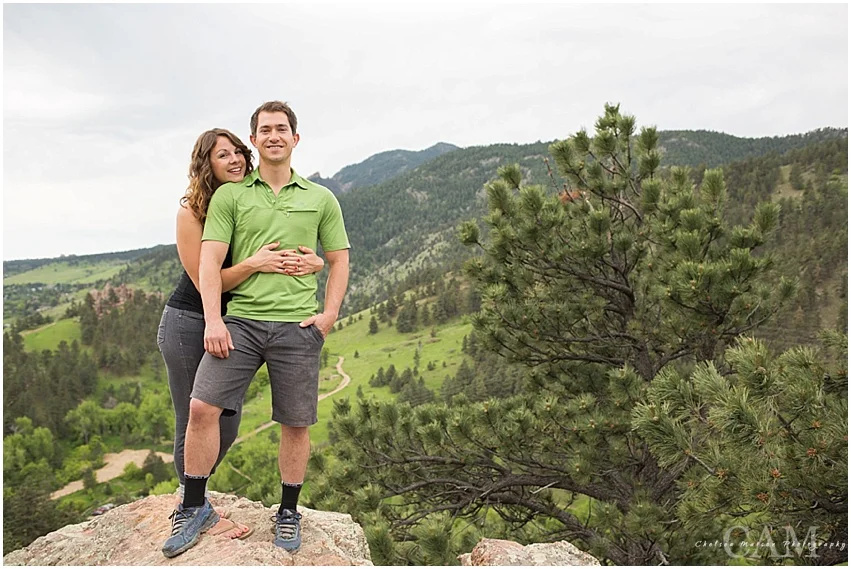 Victoria + Jason Boulder Colorado Engagement Session with Chelsea Matson Photography