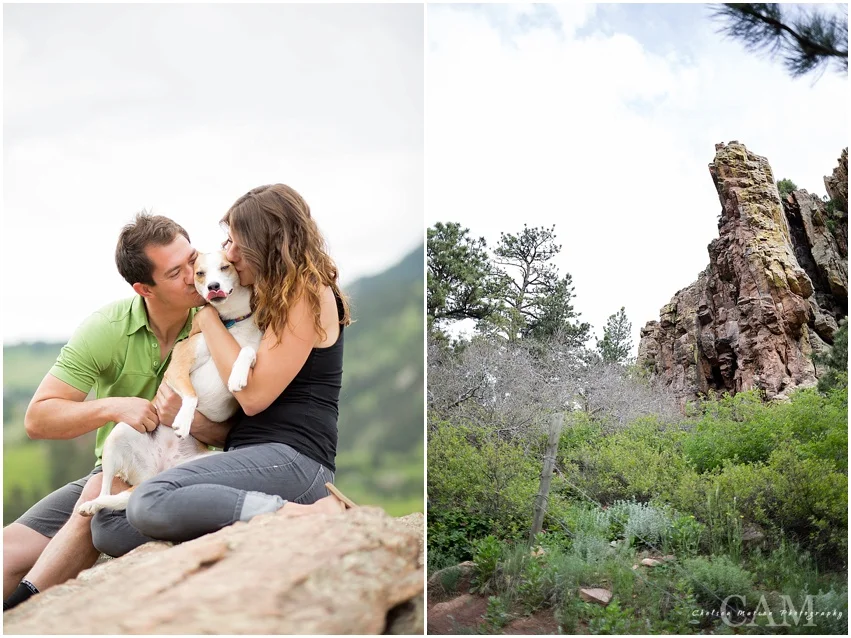 Victoria + Jason Boulder Colorado Engagement Session with Chelsea Matson Photography