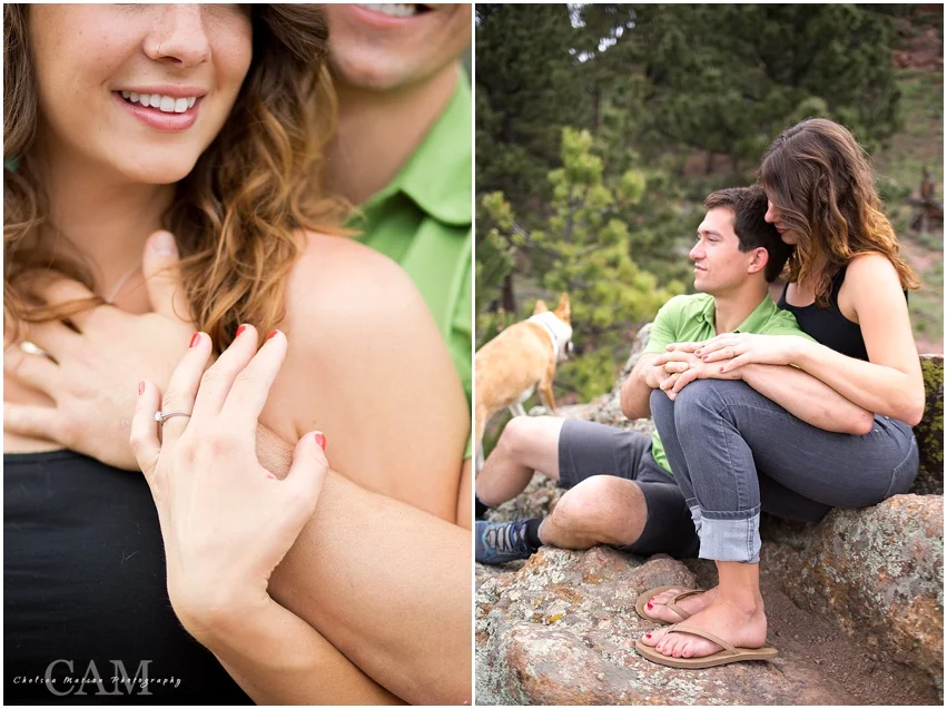 Victoria + Jason Boulder Colorado Engagement Session with Chelsea Matson Photography