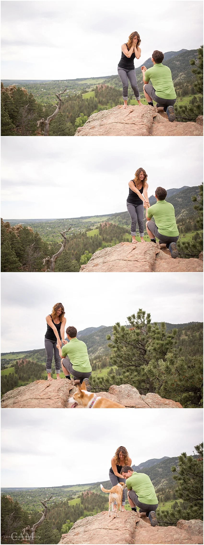 Victoria + Jason Boulder Colorado Engagement Session with Chelsea Matson Photography