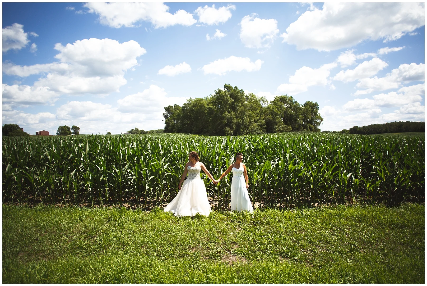 Abby + Jess Married, Elk Farm in Hampton MN