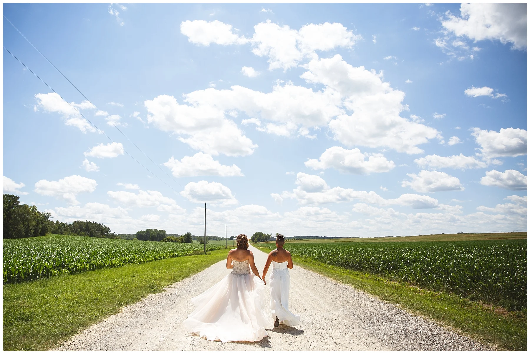 Abby + Jess Married, Elk Farm in Hampton MN