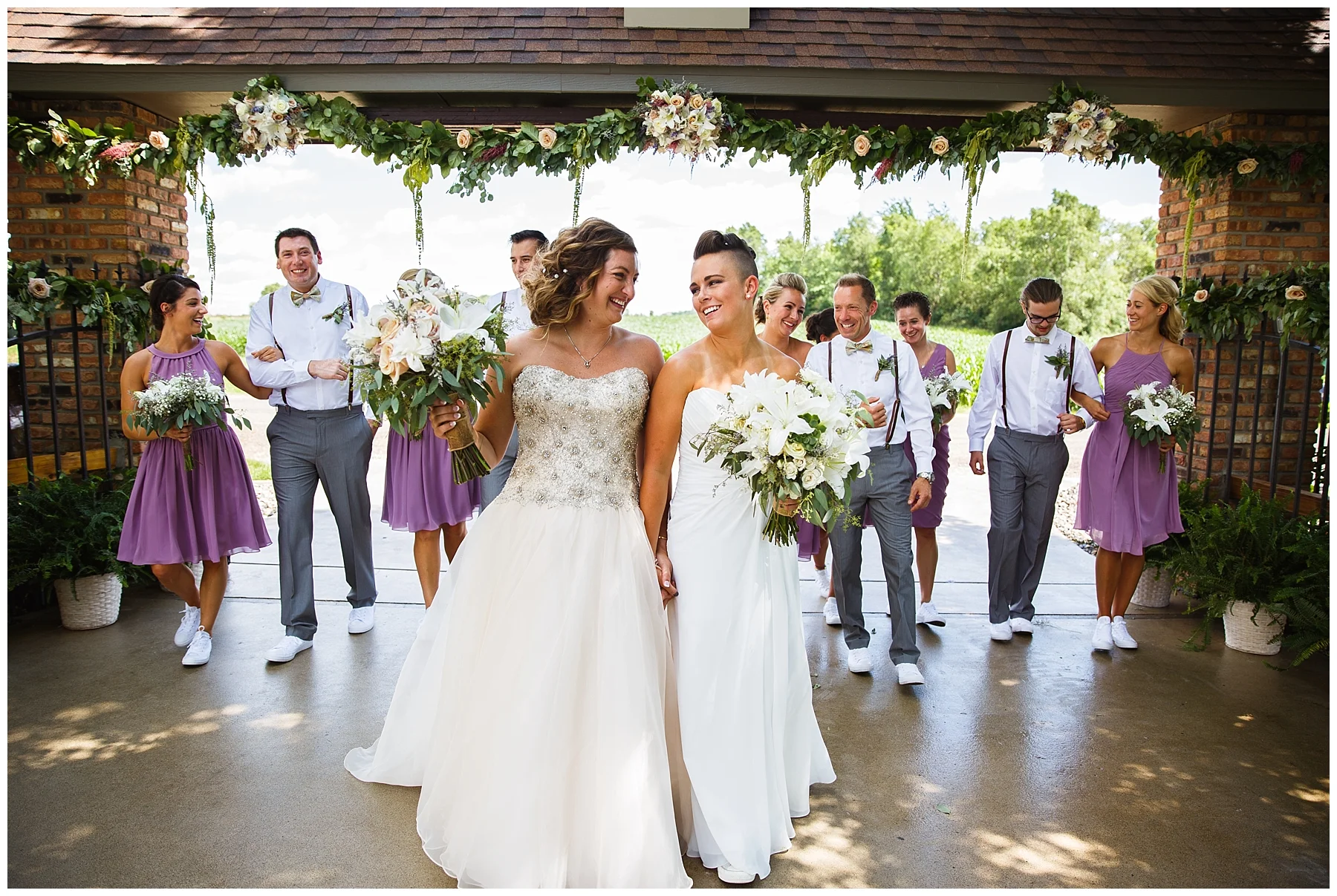 Abby + Jess Married, Elk Farm in Hampton MN