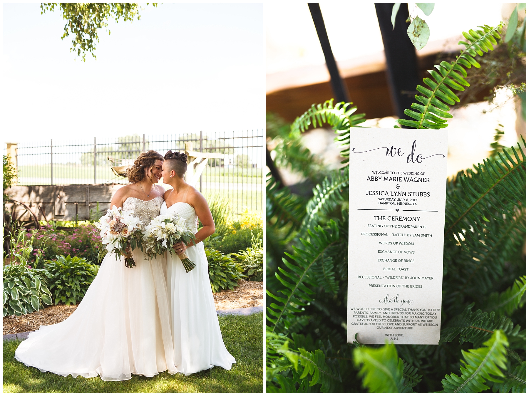 Abby + Jess Married, Elk Farm in Hampton MN