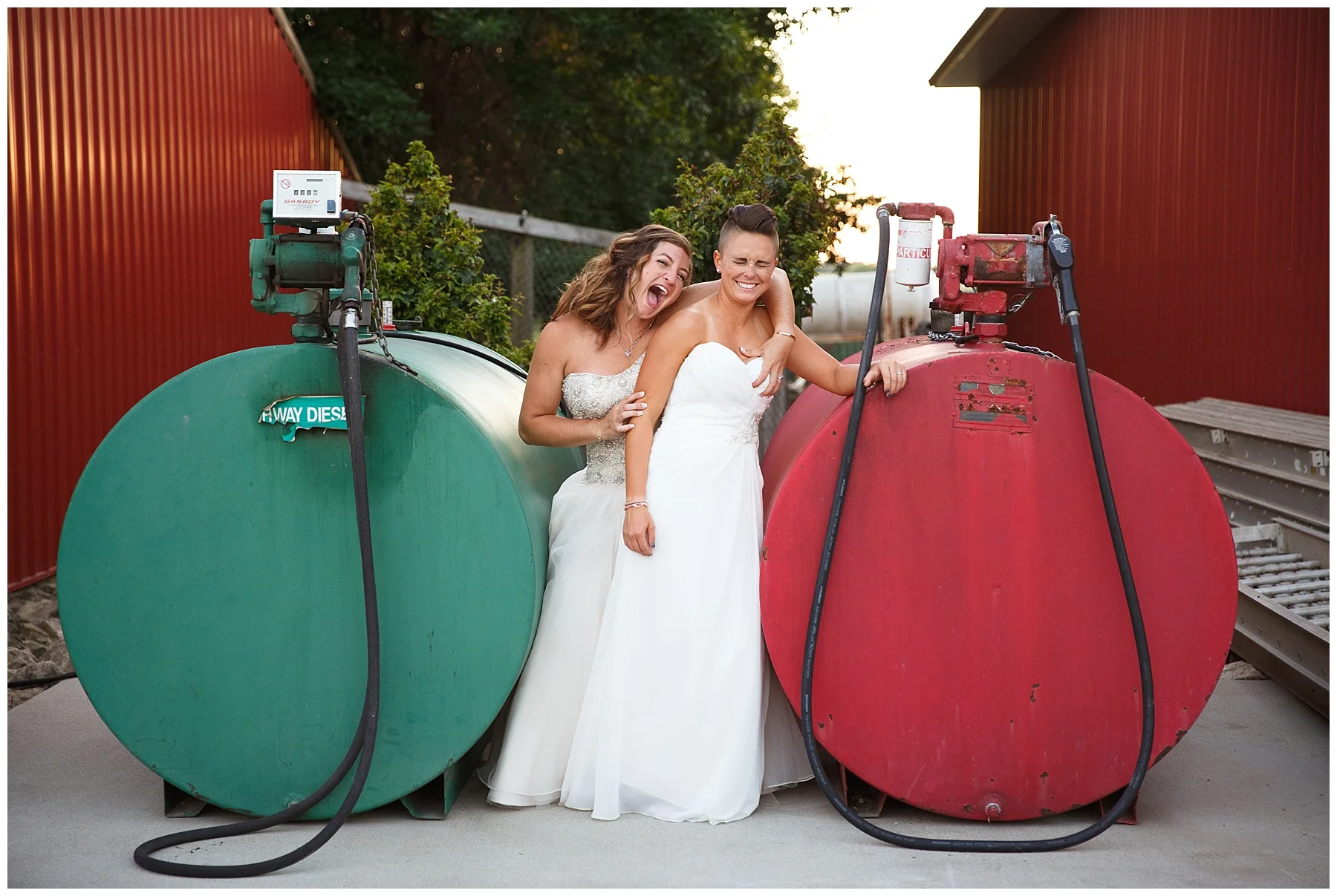 Abby + Jess Married, Elk Farm in Hampton MN