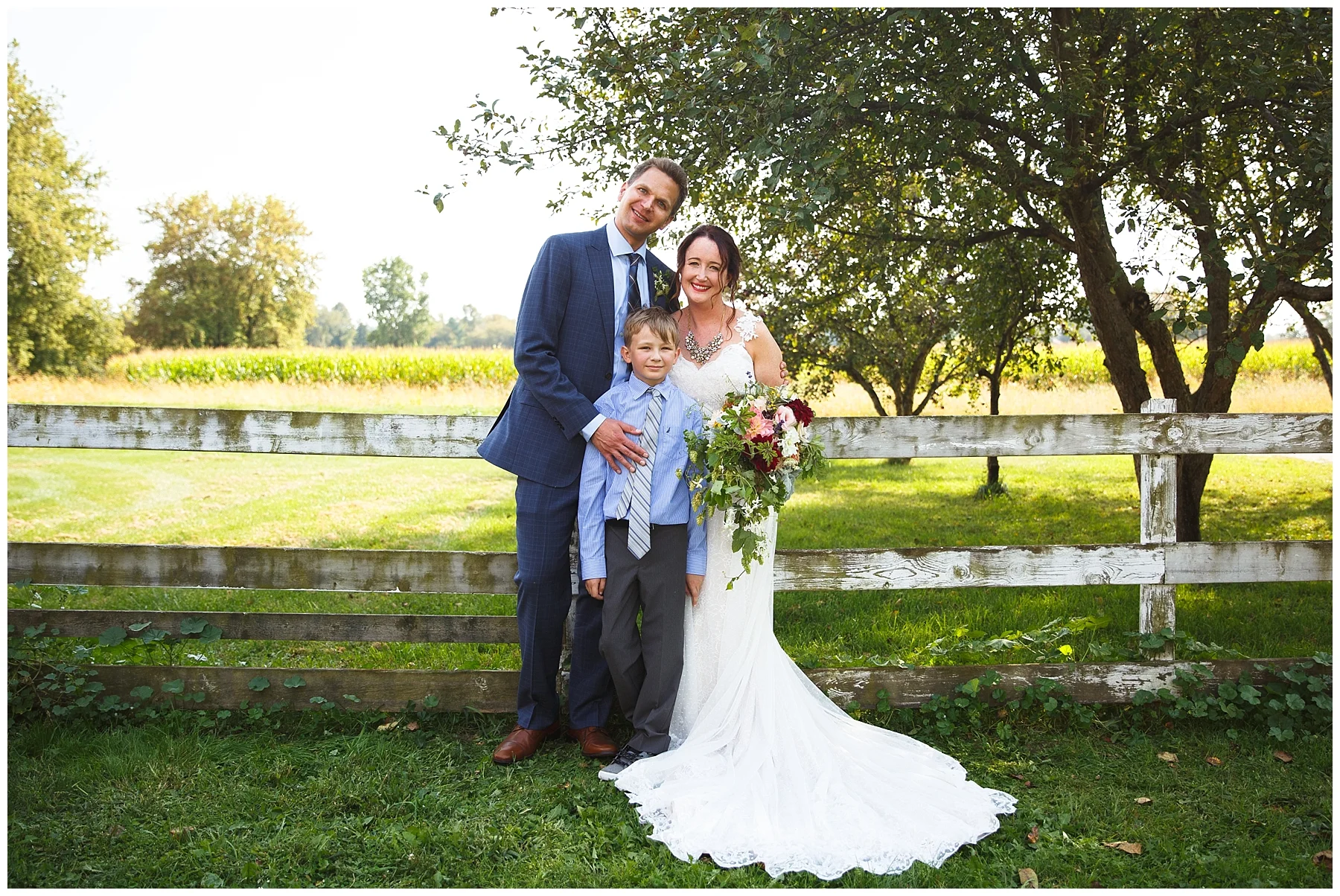 Kim + Jeff Married at Mapleton Barn - Chelsea Matson Photography 2017