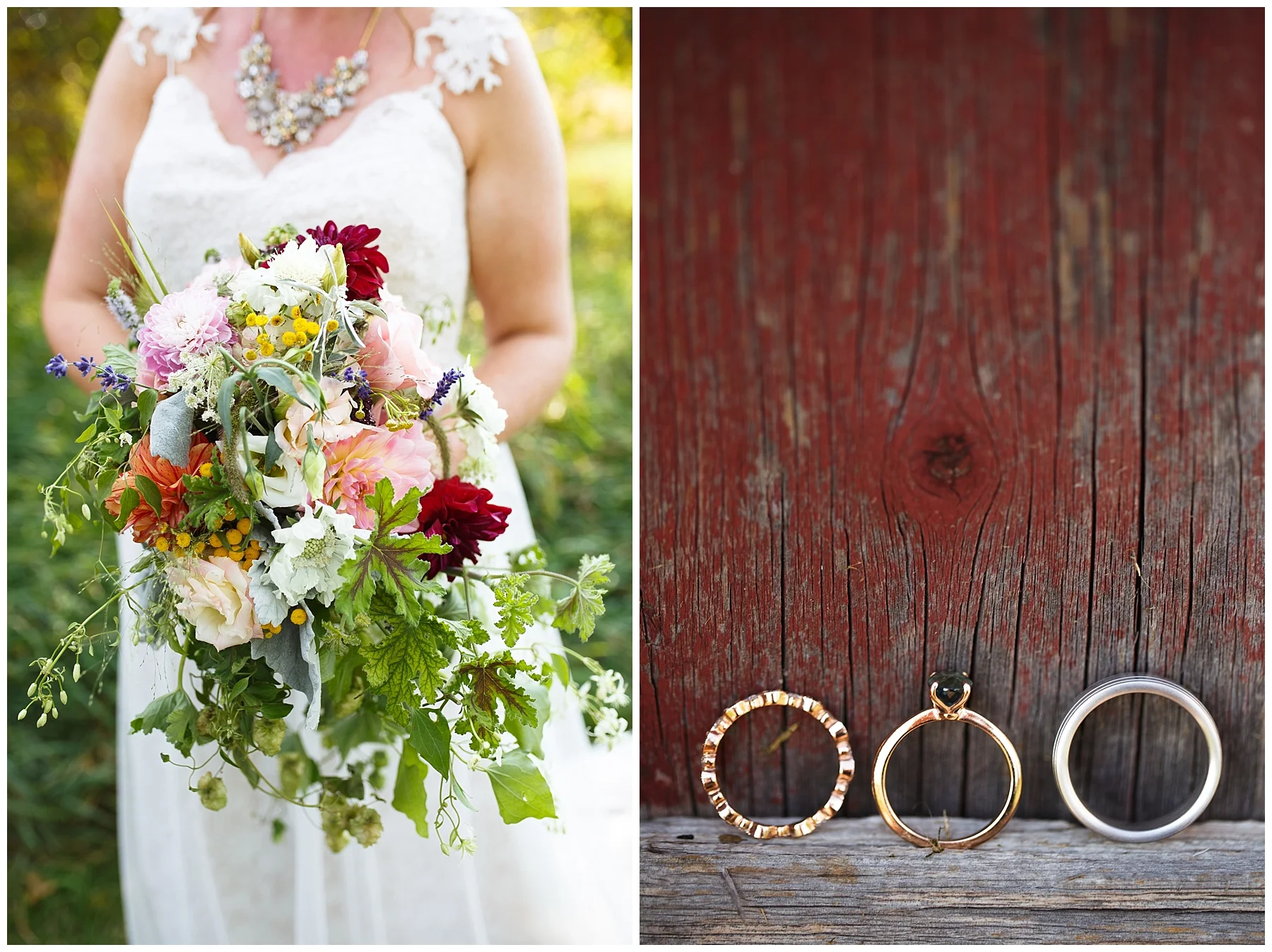 Kim + Jeff Married at Mapleton Barn - Chelsea Matson Photography 2017