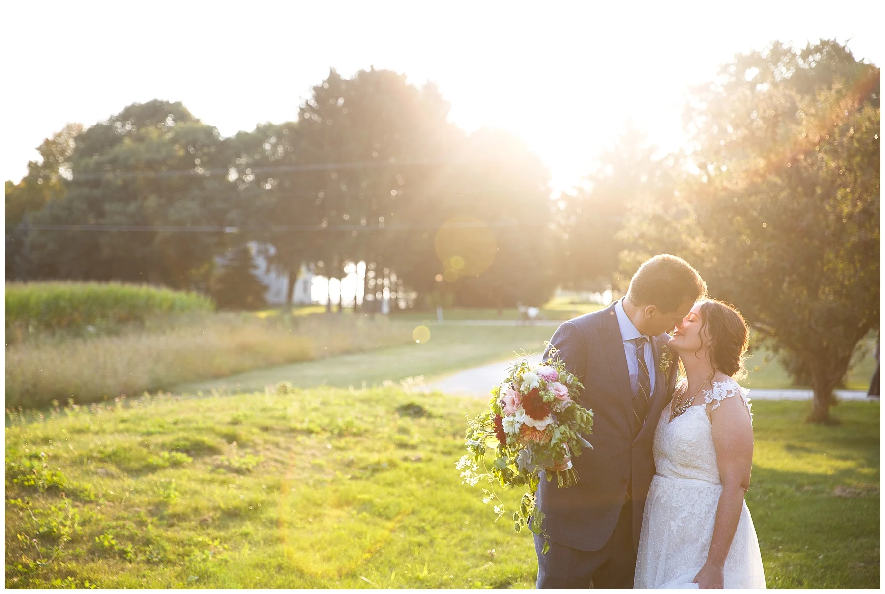Kim + Jeff Married at Mapleton Barn - Chelsea Matson Photography 2017