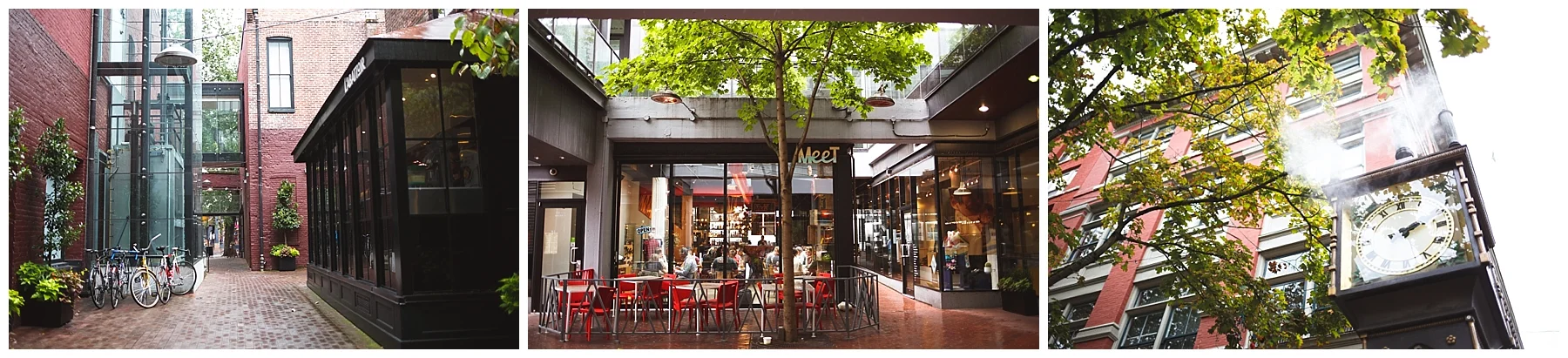 Rainy Vancouver, excellent lunch at Meet on Main