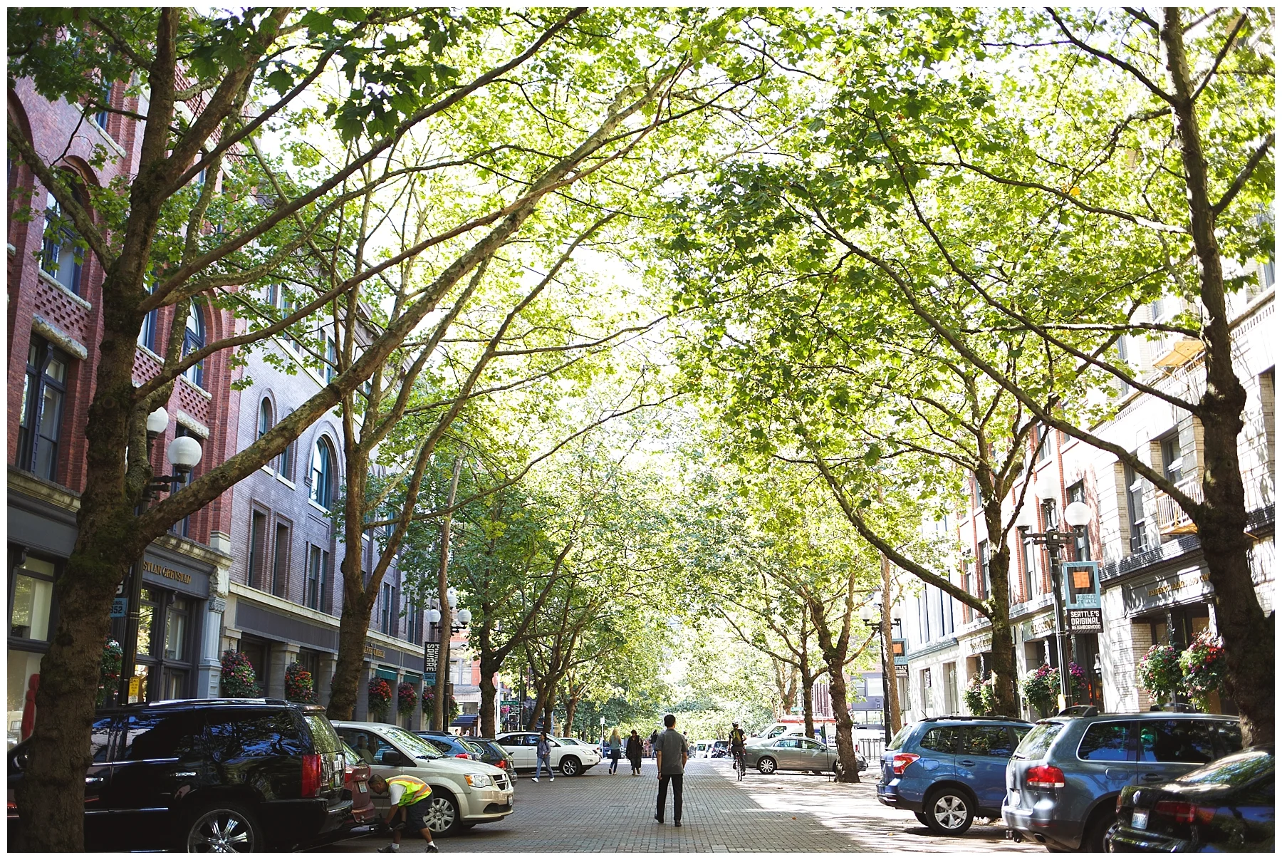 Seattle sites, Occidental Ave