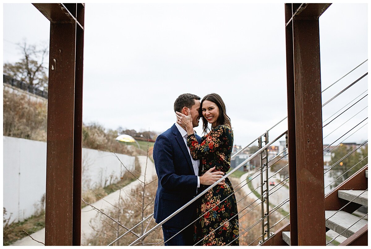  nature + industrial city fall engagement session milwaukee wi - chelsea matson photography 
