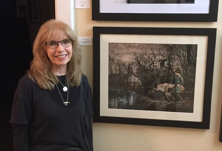 Opening reception for Transformations, 2018, at the Pennsylvania Center for Photography, Doylestown, PA with my piece, “The Wizard’s Apprentice”.