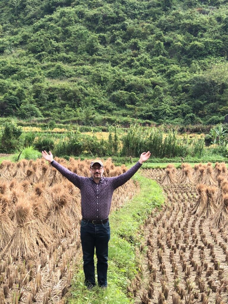 Me in the rice fields