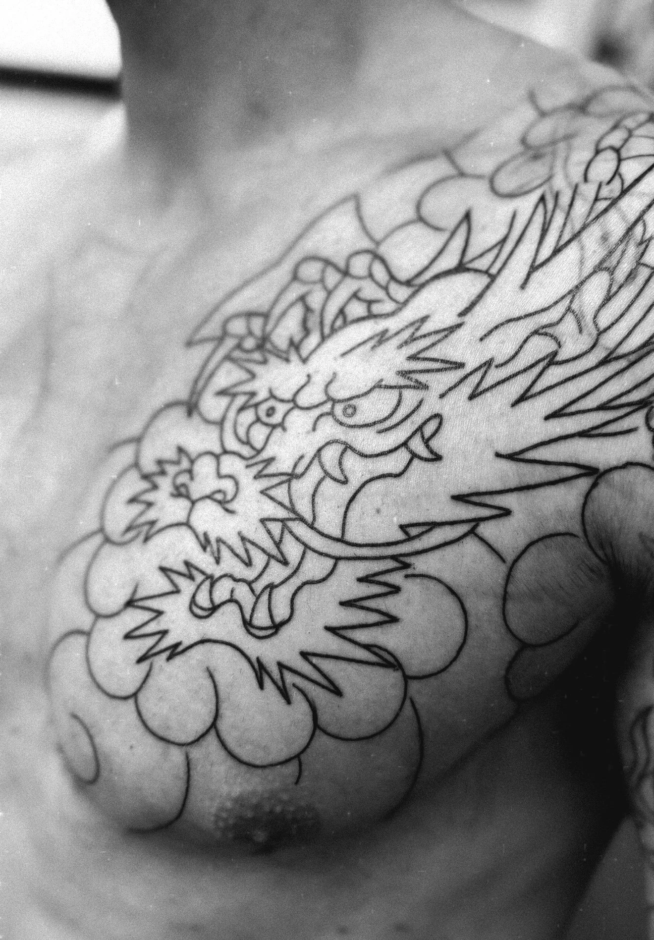 Chest Plates in Japanese Tattooing: Over or Under the Nipple?