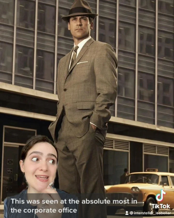 Why are tattoos and colored hair considered &ldquo;unprofessional?&rdquo; Let&rsquo;s talk about it!! 
.
.
.
#corporate #corporateamerica #office #officeculture #clothing #clothes #fashion #fashionhistory #tailoring #tattoos #culture #conformity #ame