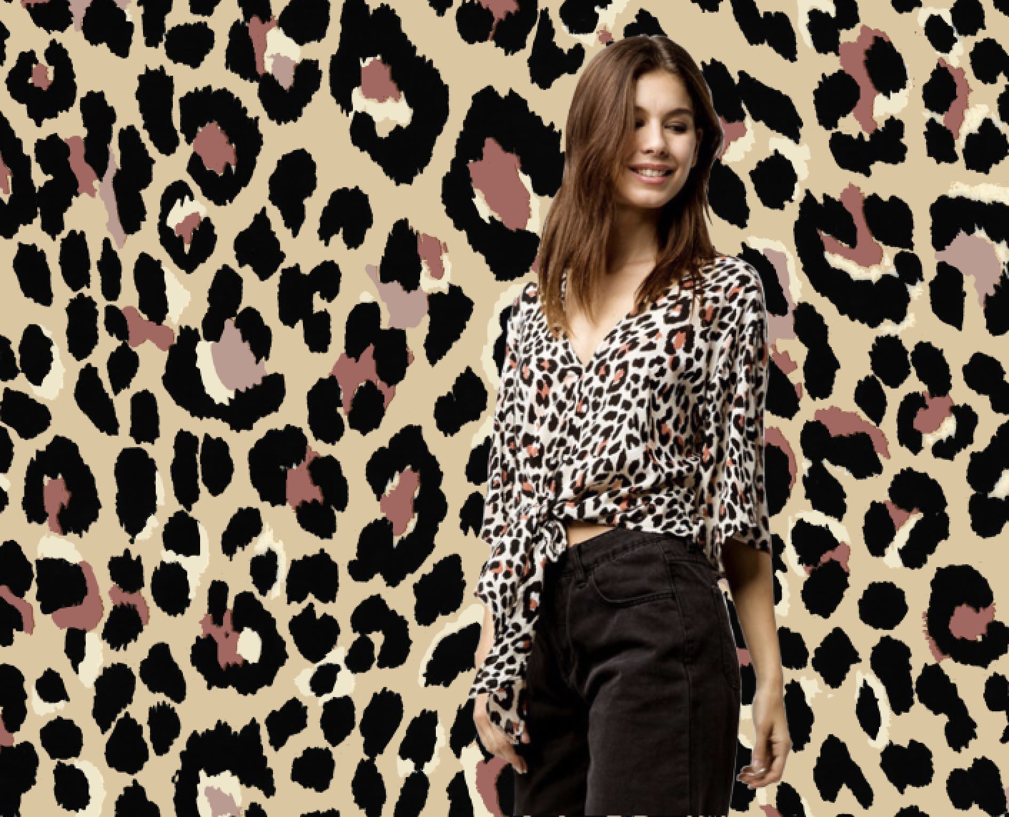 Sketchy Leopard ~Mauve | Tilly’s