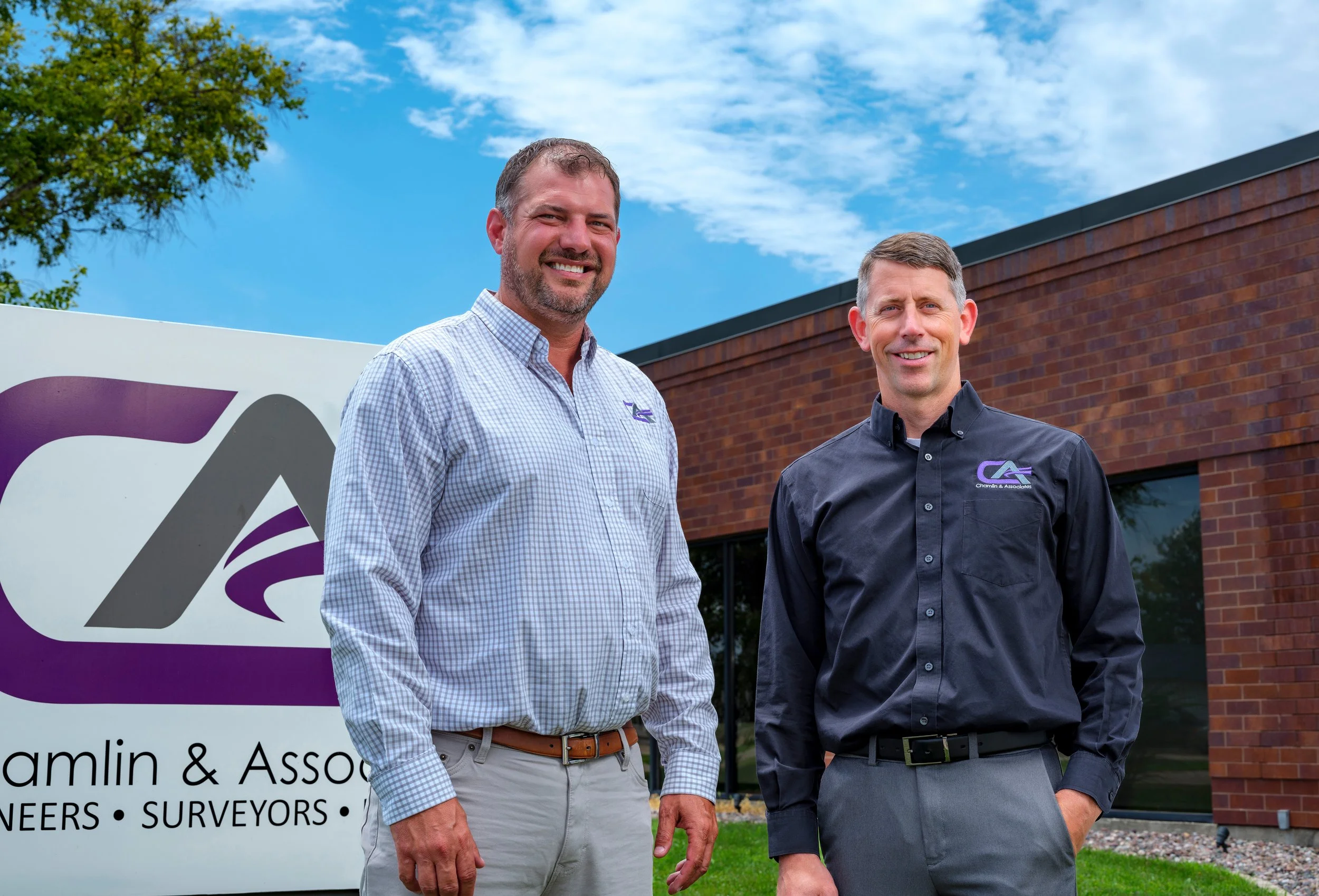Executive portrait photography for Chamlin & Associates photographed on location for engineering firm marketing and corporate branding.