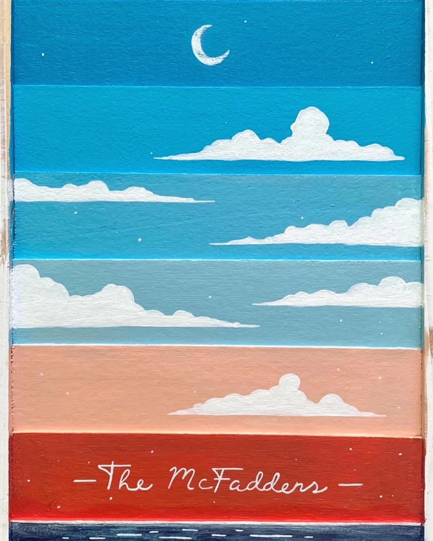 Happy birthday to @meggssssss ! So happy you love your birthday present 🌞
.
.
Commissions available for customized wooden shutter paintings ✨ feel comfortable sending me a DM if you&rsquo;re interested!