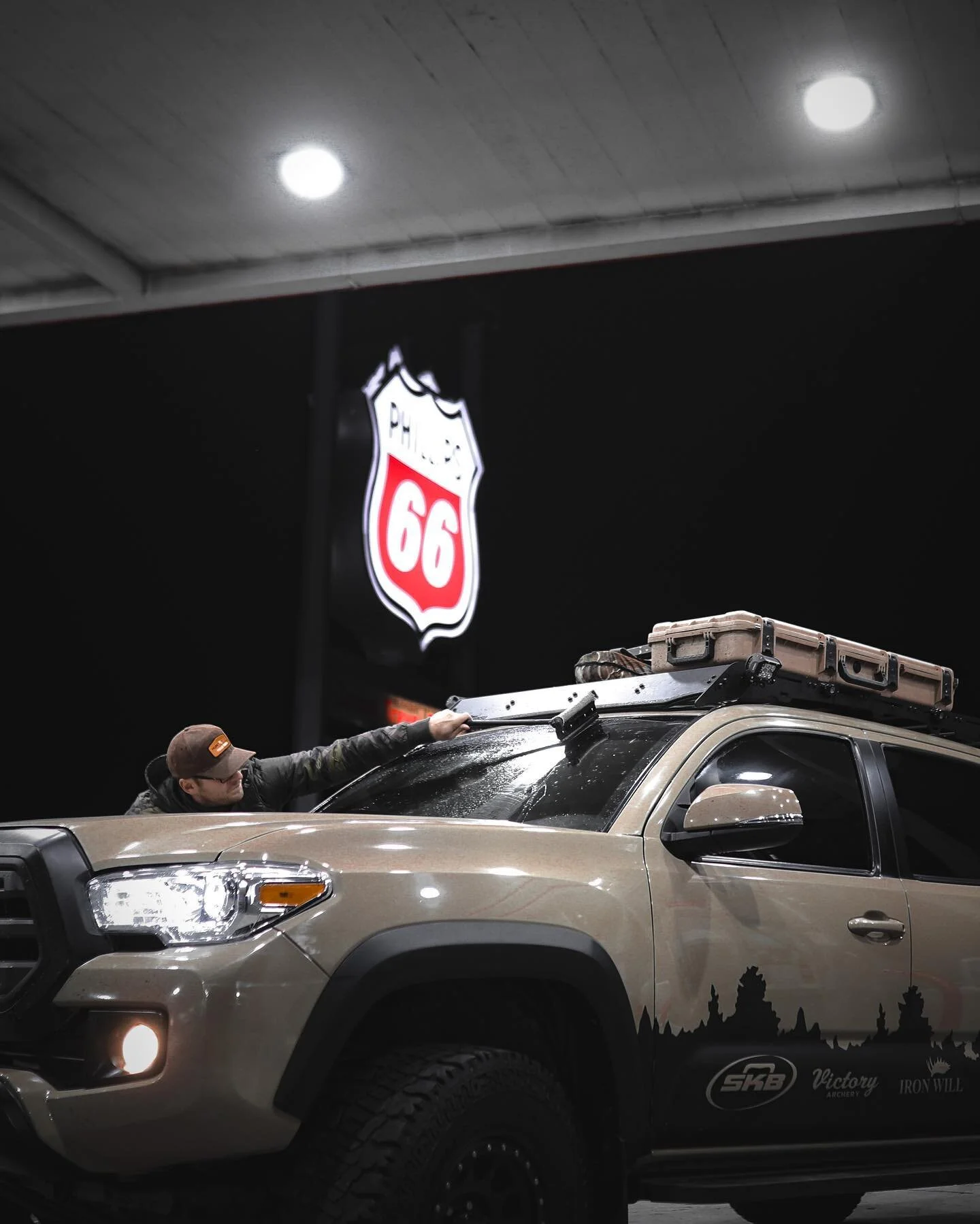 Chasing the sun... dead tired, but we&rsquo;re going to get on some deer today.