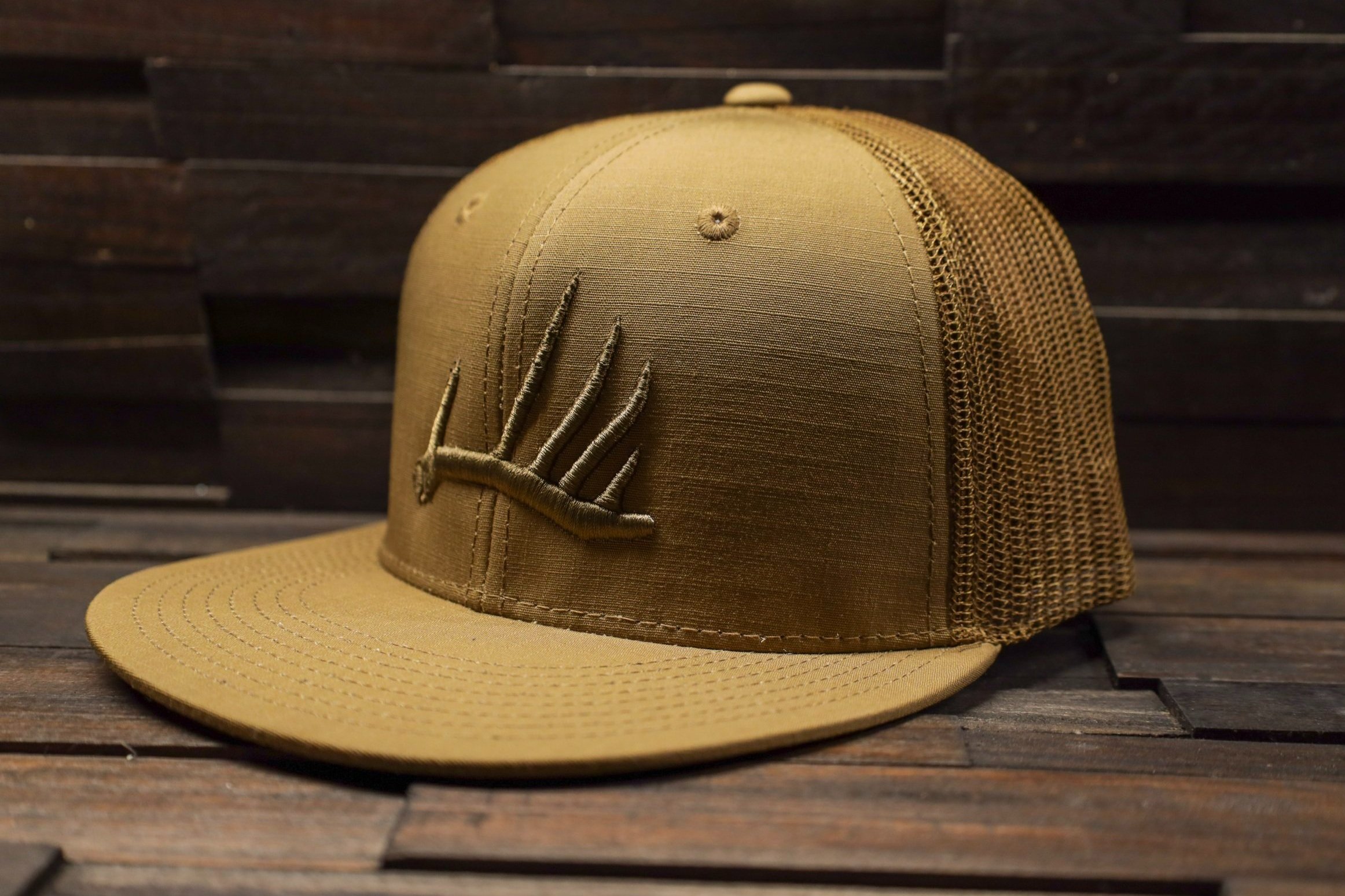 Coyote Antler Trucker Hat — WHITE TAIL VENATIC