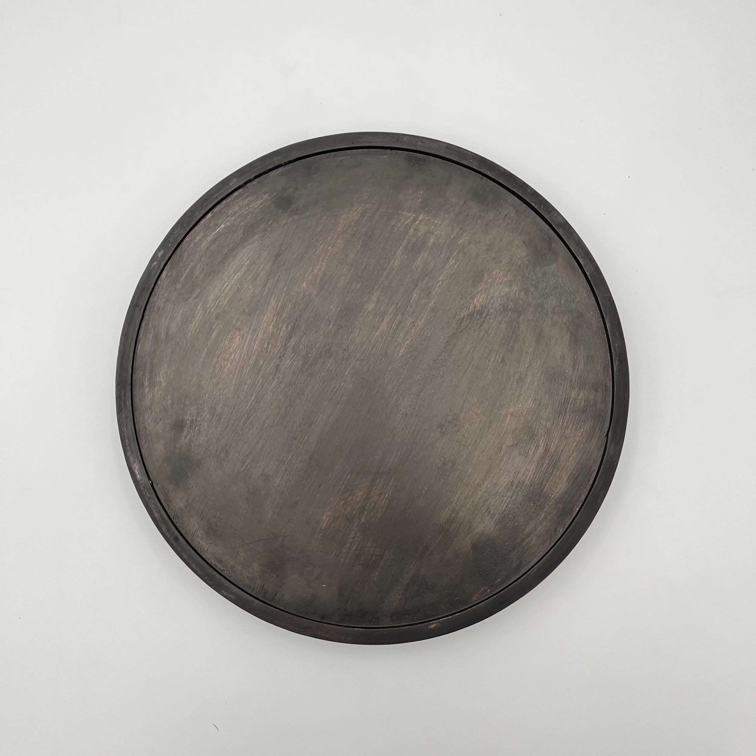 Large Black/Dark Wooden Slab Q: