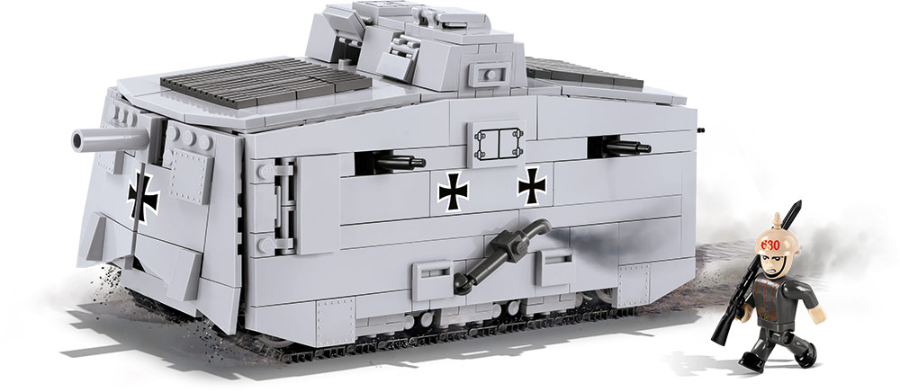 COBI 2982 Sturmpanzerwagen A7V WWI 575 brick WWI heavy tank 